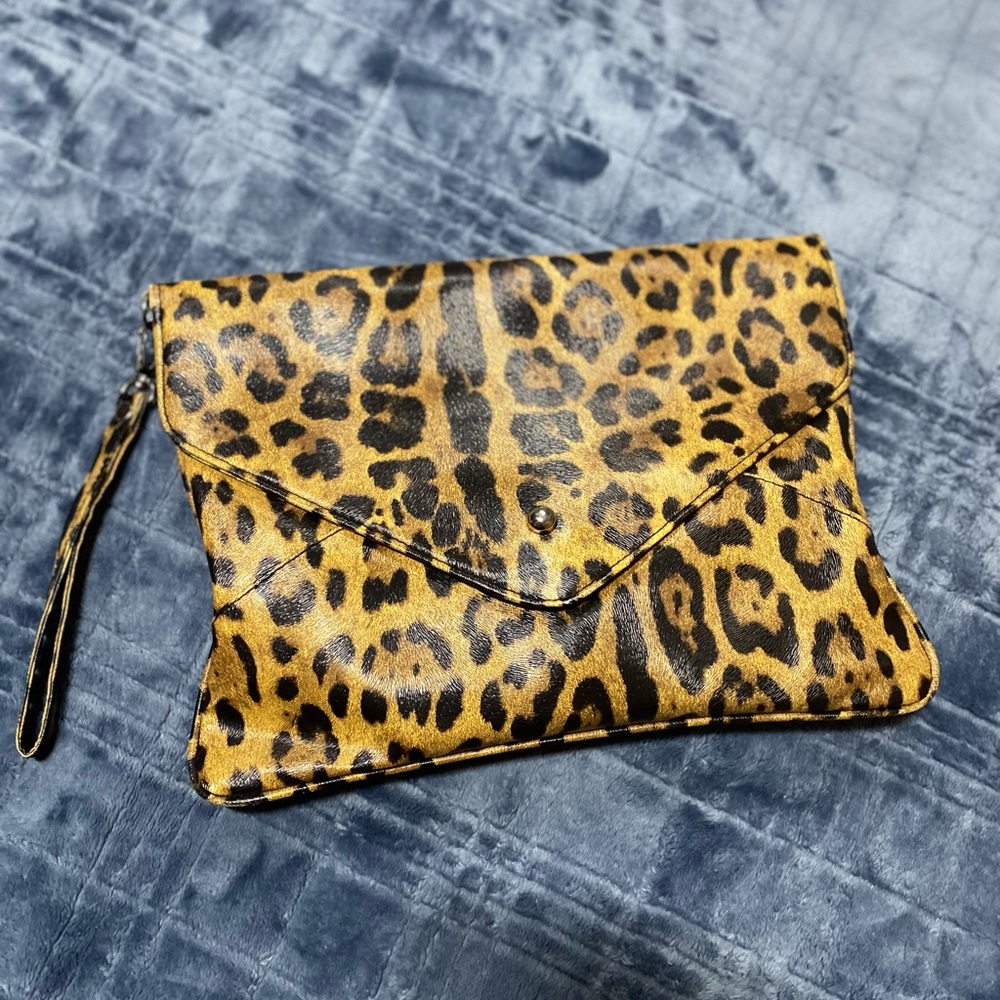Animal print purse